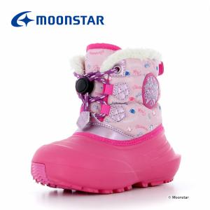 ムーンスター moonstar [セール] 子供靴 スニーカー 女子 キッズブーツ MS WPC012 ピンク 防寒