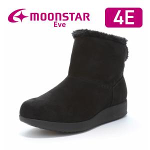 ムーンスター イブ ブーツ 防水 防滑 幅広4E レディース ウィンター シューズ スノーブーツ 黒 moonstar EVE FGL112 ブラック [2025年秋冬新作]9月18日発売 百選
