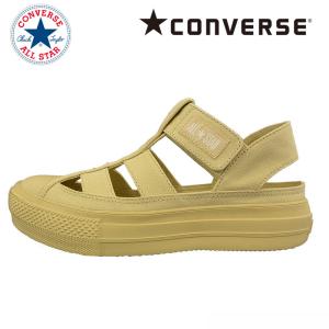 コンバース [セール] CONVERSE サンダル レディース オールスター ライト PLTS グラディエーター OX ベージュ 特割