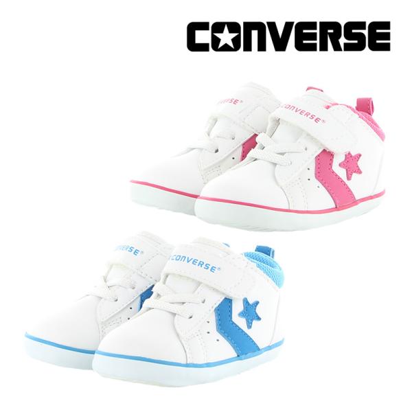 コンバース CONVERSE ベビーシューズ 子供靴 スニーカー ミニ P-L N 靴 白 おしゃれ...