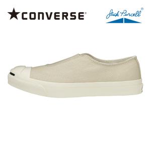 コンバース [在26.5cmセール] CONVERSE スニーカー メンズ レディース ジャックパーセル センターゴア スリップオン RH ベージュ