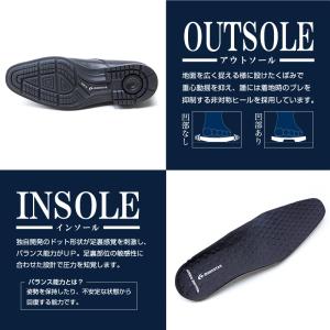 ムーンスター バランスワークス 本革 幅広 3...の詳細画像2