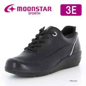 ムーンスター スポルス スニーカー 日本製 幅広 4E 本革 革靴 撥