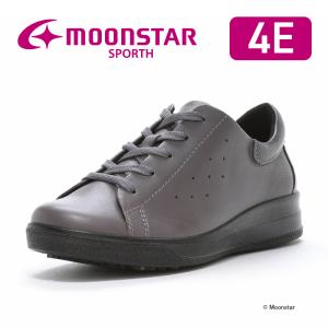 ムーンスター スポルス スニーカー 日本製 本革 革靴 幅広 4E 撥水