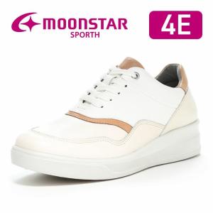 ムーンスター スポルス スニーカー 日本製 撥水 幅広 甲高 4E
