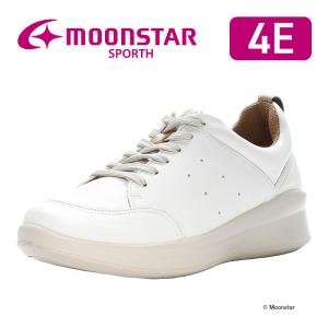 ムーンスター スポルス スニーカー 日本製 撥水 幅広 4E レディース