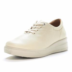 【超美品】TOD'S ホワイトレザー ローファー Woman ホワイト T タイムレス レザー ローファー