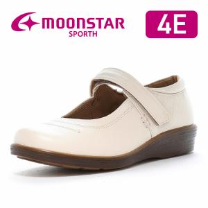 MOONSTAR ムーンスター　スポルス　撥水　スニーカー ムーンスター スポルス スニーカー レディース 日本製 幅広 4E