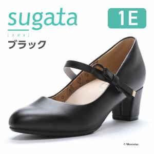 シナモロール パンプス ムーンスター スガタ レディース 1E 軽い 歩きやすい 履きやすい 痛くな...