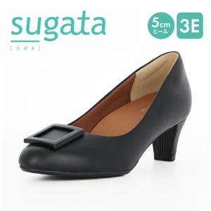 ムーンスター パンプス スガタ 幅広 3E レディース 痛くない 歩きやすい 疲れない 黒 靴 甲高 オフィス moonstar MS SGT514 ブラック [セール] セ新8月24日