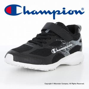 チャンピオン [残りサイズ19.0cmセール] Champion 子供靴 ランニングシューズ CP JS041 SPEED COURT MAGIC 3 ブラック セ補 百選