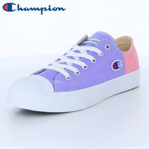 チャンピオン [セール] Champion レディース スニーカー CP LC026 CENTER COURT BLOCK パープル/ピンク