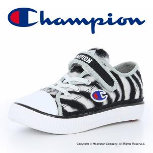 チャンピオン [残りサイズ17.0cmセール] Champion キッズスニーカー 子供靴 CP KC024 KIDS CENTER COURT OX ANIMAL ゼブラ