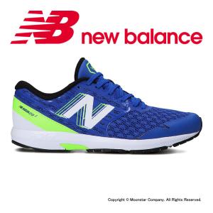 ニューバランス [在22.5cmセール] new balance 子供靴 スニーカー ジュニア ランニング NB HANZO J C3 ブルー/ライム