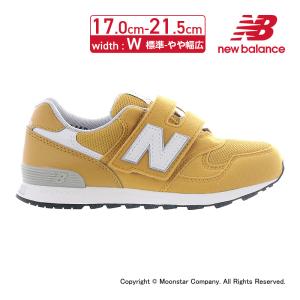 ニューバランス new balance スニーカー 子供靴 キッズ シューズ 男の子 女の子 運動靴 普段履き 履きやすい 子供 NB PO313JF W イエロー [セール] セ再11月6日
