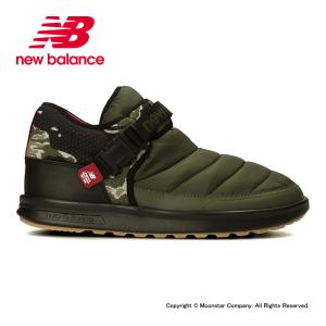 ニューバランス [セール] new balance メンズ レディース 防寒スニーカー アウトドア キャンプ CARAVAN MOC MID X グリーンカモ SUFMMOCX