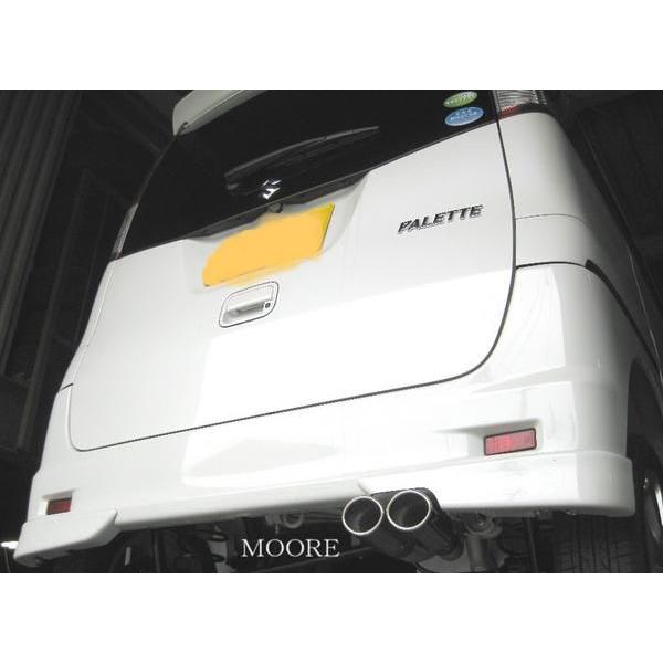 MK21Sパレット/ML21Sルークス◆オーバル片側2本出しK2マフラー