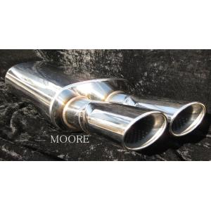 ER34 スカイライン 4ドア セダン ターボ用 砲弾マフラー 出口ロング