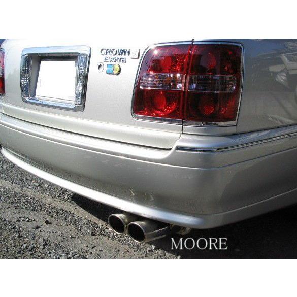 17系クラウン エステート◆オーバル2本出しL1マフラー【オールステンレス製】