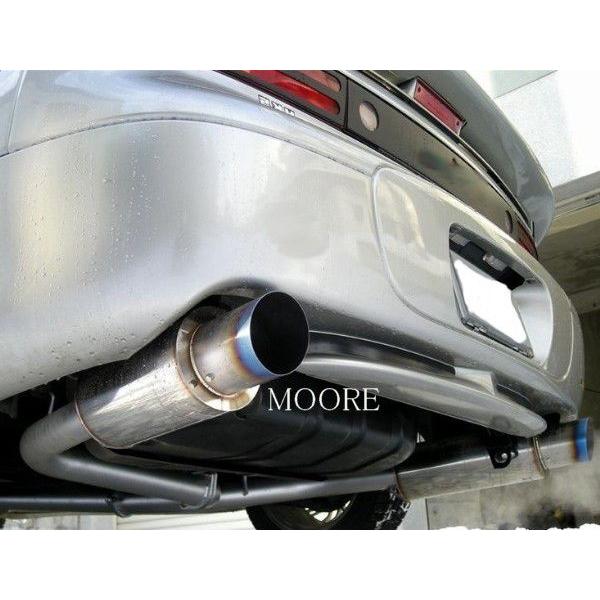 三菱GTO（Z15A/Z16A）◆115φチタンテール砲弾左右出しTiマフラー