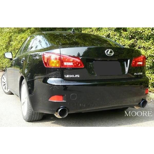 GSE20レクサスIS250/GSE21レクサスIS350◆115φチタンテール砲弾左右出しTiマフ...