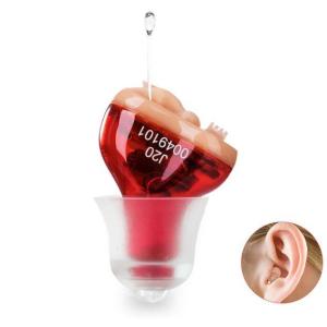 集音器 超小型 耳穴式 コイン電池式 バッテリー イヤープラグ