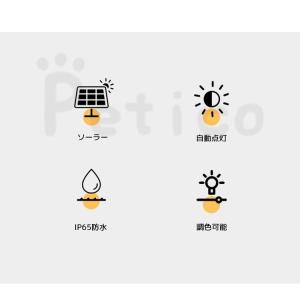 ソーラーランタン 月 吊り下げ LEDランタン...の詳細画像1
