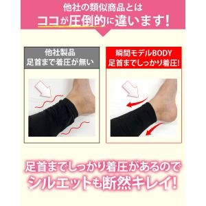 着圧レギンス 着圧スパッツ ハイウエスト スパ...の詳細画像4