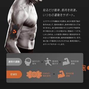 送料無料 EMS 腹筋ベルト 筋トレ ジェルパ...の詳細画像3
