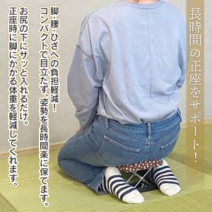 正座用 折りたたみ椅子 簡単組み立て 折り畳み...の詳細画像1