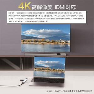 7台接続 ハブ USB Type-C HDMI...の詳細画像3