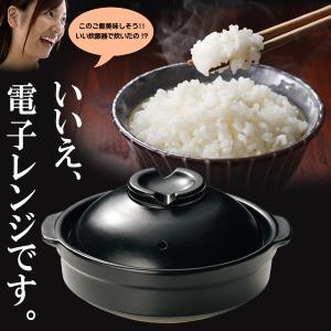 レンジ専用 鍋 炊飯 1〜2人用 17cm 陶...の詳細画像4
