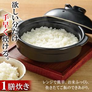 レンジ専用 鍋 炊飯 1〜2人用 17cm 陶...の詳細画像5