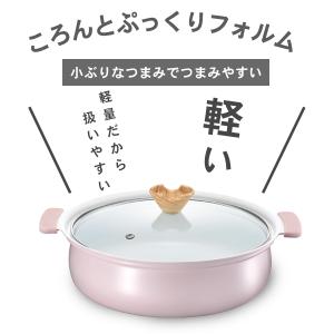 セラミック加工 両手鍋 IH対応 ガス対応 2...の詳細画像1