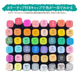 カラーペン 48色 油性 細字/太字 イラスト...の詳細画像5