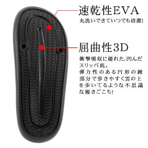 無重力 サンダル ブラック 室内履き スリッパ...の詳細画像5