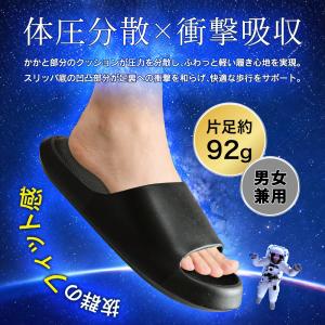 スリッパ 衝撃吸収 EVAサンダル 厚底 メン...の詳細画像3