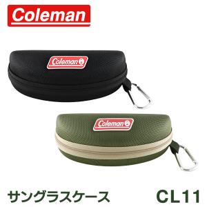 Coleman スポーツサングラス セミハードケース カラビナ付き ハードケース コールマン ブラック カーキ 眼鏡収納ケース /60N◇ ケースCO11