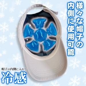帽子用 保冷剤 3個セット 熱中症 対策 頭を...の詳細画像4