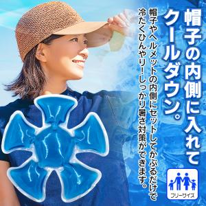帽子用 保冷剤 3個セット 熱中症 対策 頭を...の詳細画像1