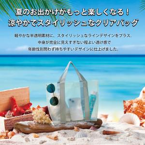 透明バッグ 半透明 汚れに強い クリアバッグ ...の詳細画像1