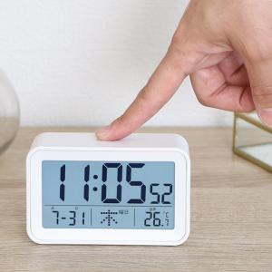 電波時計 温度計 目覚まし時計 置き時計 正確...の詳細画像5