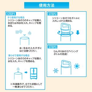 氷嚢 ボトル 氷のう コンパクト 水筒型 ステ...の詳細画像4