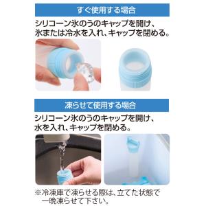 氷嚢 ボトル 氷のう コンパクト 水筒型 ステ...の詳細画像5
