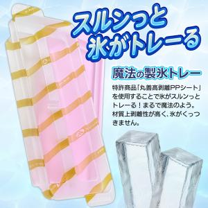 製氷皿 水筒用 日本製 2本 氷トレー 蓋付き...の詳細画像1