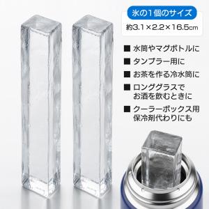 製氷皿 水筒用 日本製 2本 氷トレー 蓋付き...の詳細画像3