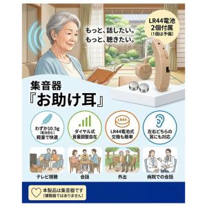 集音器 耳掛けタイプ 左右両用 軽量 小型 音...の詳細画像3