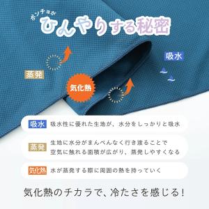 冷感ポンチョ -8度 抗菌・防臭加工 暑さ対策...の詳細画像3