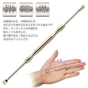 耳かき ステンレス 耳掃除 耳掻き 2way ...の詳細画像3