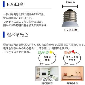 送料無料 2個セット LED電球 昼光色 電球...の詳細画像4